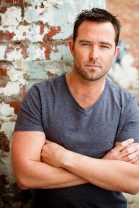 On duty: Sullivan Stapleton is back on set after an injury sustained during filming on "Strike Back".