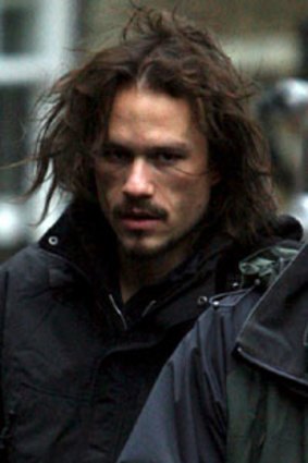 Heath Ledger photographed shortly before his death.