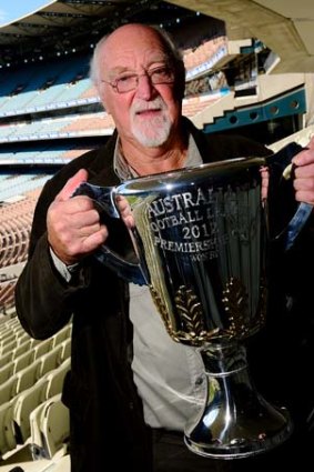 Tony Jewell with the 2012 Premiership Cup.