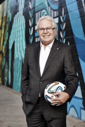 Synonymous with soccer: Commentator Les Murray.
