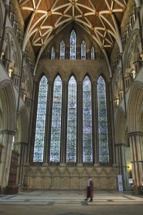 The 23-metre tall Great East Window.