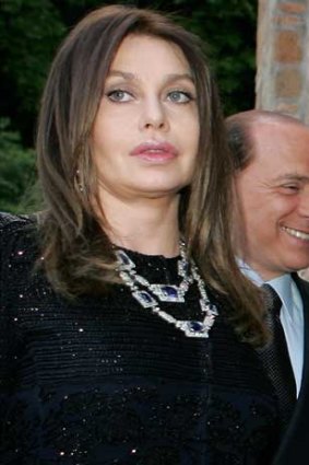 Silvio Berlusconi's second wife, Veronica Lario.