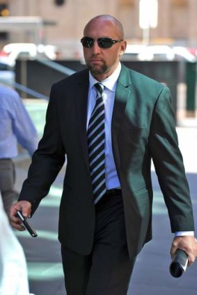 Shane Carter outside Melbourne's County Court.