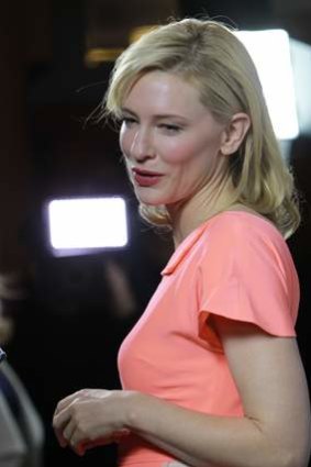 Cate Blanchett Goes Pink for Blue Jasmine