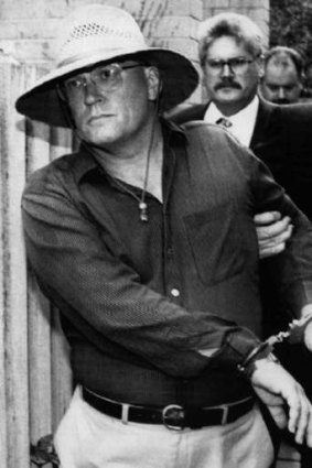 A file photo of David Eastman's arrest.