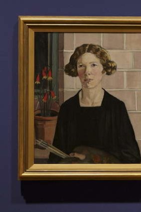 A self-portrait by Margaret Preston (1925).