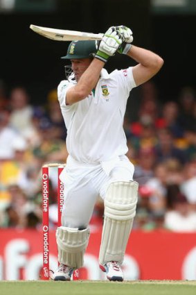 AB de Villiers looked untrobled on his to 40.