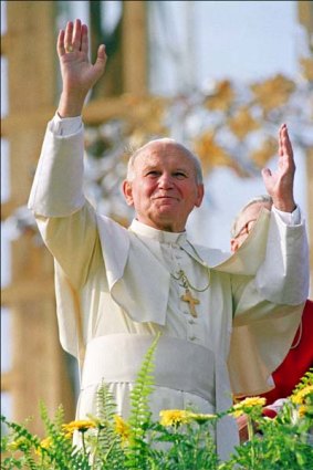 Pope John Paul II ... successor will beatify him in May.