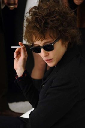 He's not there . . . Cate Blanchett in the Bob Dylan biopic.
