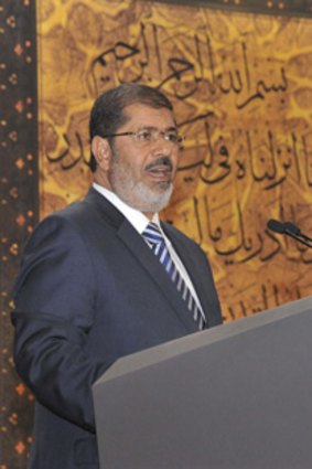 Egyptian President Mohamed Morsi.