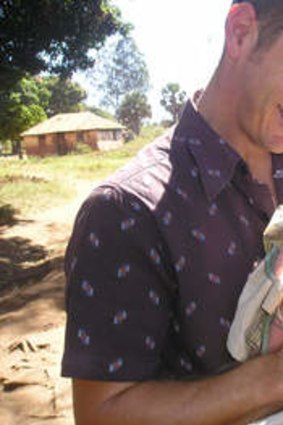 Russell Barton in Uganda.