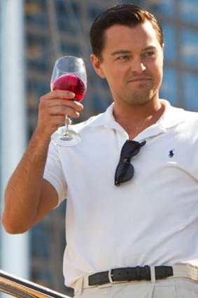 American excess: Leonardo DiCaprio in <em>The Wolf of Wall Street</em>.