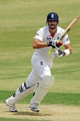 Finding form ... England's Kevin Pietersen.