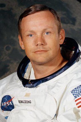 Neil Armstrong before the historic moonshot.