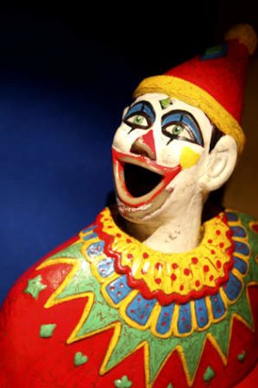 A laughing clown from <i>Carnival of Science</i>.