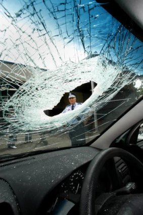 Police are targeting rock throwers during the school holidays after a spate of incidents involving buses.