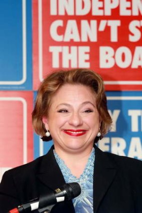 Liberal frontbencher Sophie Mirabella is trailing her country Victorian seat of Indi.