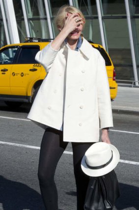 Contrast: Cameron Diaz takes the black-and-white trend as far as it need go.