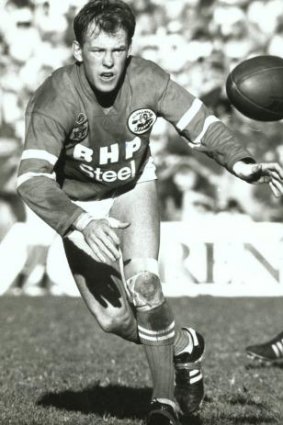Outrageous talent: Mackey in action for the Steelers.