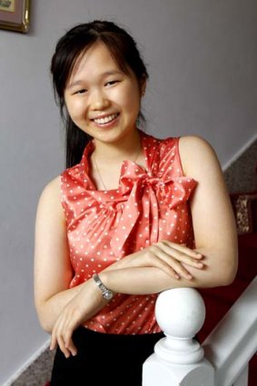 $10,000 question ... Beryl Lin, planning to do medicine, is being wooed by Sydney and NSW universities.