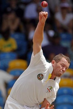Back problems ... Peter Siddle.