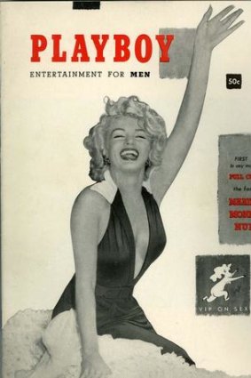 <i>Playboy</i>'s first cover, featuring Marilyn Monroe, was done 'as a piece of art,' says founder Hugh Hefner.