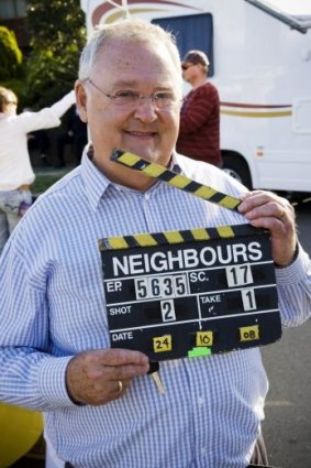Harold's back!: Ian Smith plays Harold Bishop in <i>Neighbours</i>.