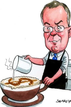 Mirvac chief Nick Collishaw ... make mine a skinny latte with a fat pay cheque.
