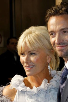 Pic shows Hugh Jackman and his wife, Deborra-lee Furness.