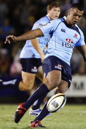 Long day ... Kurtley Beale swapped the courtroom for the field just in time for last night's trial.