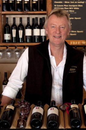 The team at Heathcote Winery includes co-owner Stephen Wilkins ...