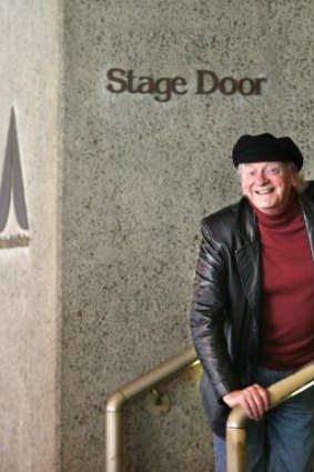 Bob Hornery at the Arts Centre stage door in 2003.