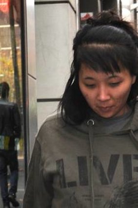 Michelle Nguyen leaves Melbourne Magistrates Court after being granted bail.