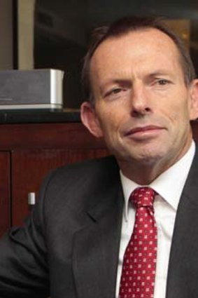 Standing firm ... Tony Abbott.