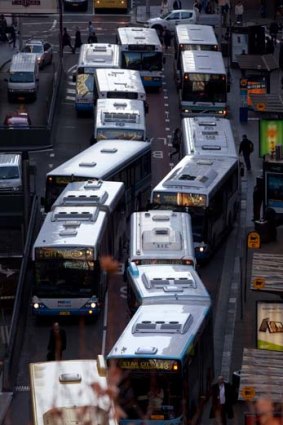 Mission near impossible ... the proposed light rail is aiming to unclog Sydney's congested transport networks in the CBD.