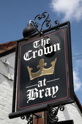 The Crown pub.