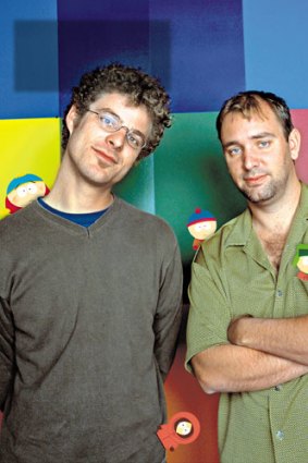 "It works on both levels" ... <i>South Park</i> and <i>The Book Of Mormon</i> creators Trey Parker and Matt Stone.