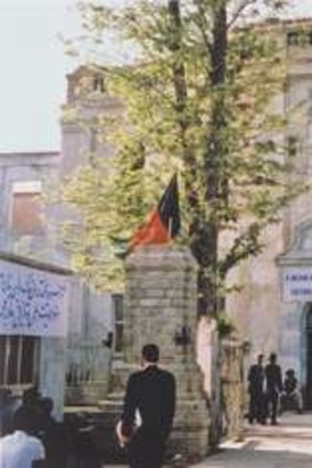 Banners at the National Museum of Kabul declare: 'A nation stays alive when its culture stays alive'.