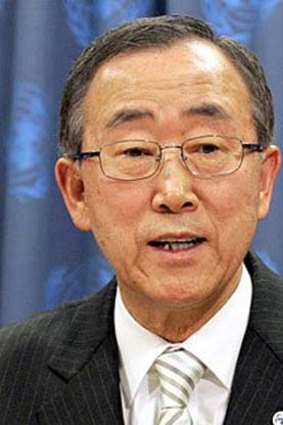 UN Secretary-General Ban Ki-Moon.