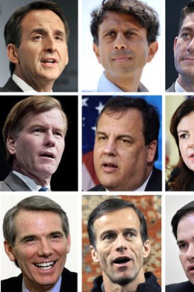 This series of file photos show nine possible running mates for  Republican presidential hopeful Mitt Romney.