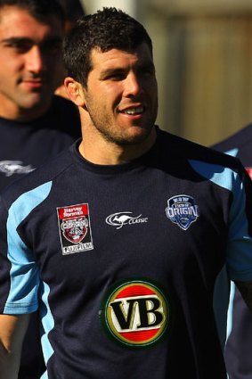 "My wife will be presenting [my jersey] to me" ... Blues hooker Michael Ennis.
