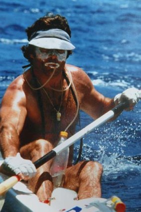 Peter Lavac ... the fitness fanatic paddled from Hong Kong to the Philippines in 1990.