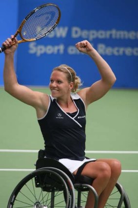 Retiring ... Dutch wheelchair tennis player Esther Vergeer