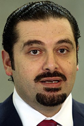 Saad Hariri . . . wants Hezbollah to surrender its veto.