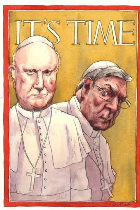 George Pell and Hart on cover of It's Time magazine