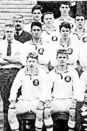 Where is he? ... Can you spot Souths coach Michael Maguire in this photo of Canberra's St Edmond's College under-16 B side from 1991? The answer is at the end of the column.