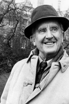 The novelist J.R.R. Tolkien.