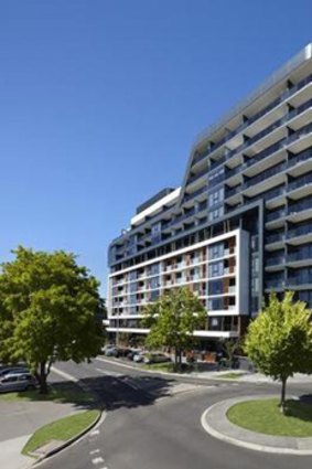 Plus Architecture's studio apartments in South Yarra comprising 242 one-bedroom apartments covering just 38 square metres each.