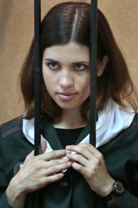 Moved on: Pussy Riot member Nadezhda Tolokonnikova has been shifted to an isolation cell.