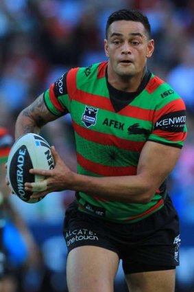 Time to deliver ... South Sydney's John Sutton will be up against the in form Raiders five-eighth Josh McCrone.